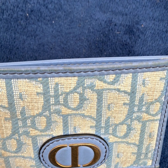 Rare Color: Christian Dior 30 Montaigne Light Blue Credit Card Holder - Picture 5 of 8